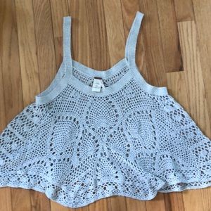 Free people crochet top